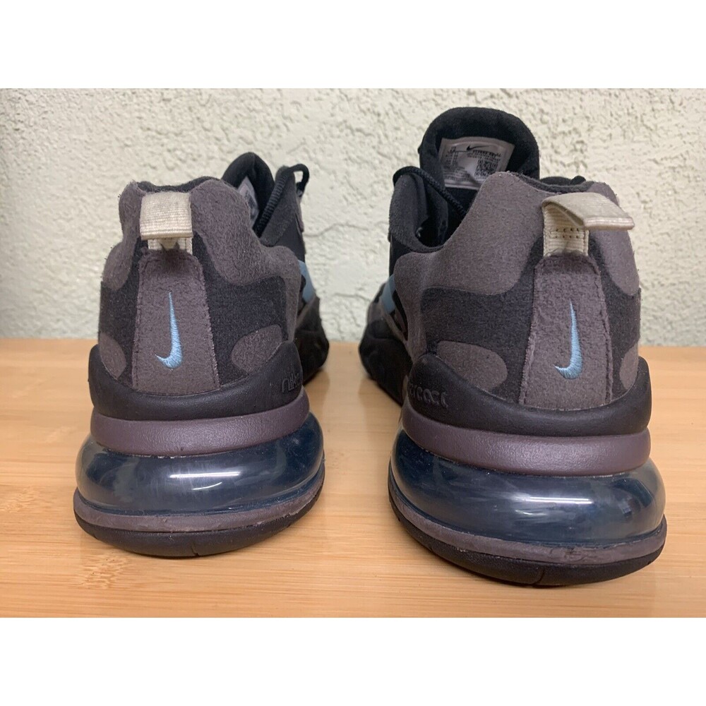 Nike Air Max 270‎ React Jetstream Black Cerulean Thunder Gray CI3866-001 Size 12 - Picture 6 of 9